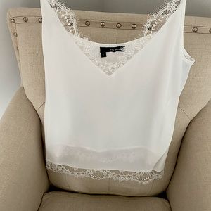 Silk & lace blouse (The Kooples)